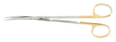 Miltex Carb-N-Sert - Dissecting Scissors Metzenbaum 7 Inch Length OR Grade German Stainless Steel / Tungsten Carbide NonSterile Finger Ring Handle Curved Blade Sharp Tip / Sharp Tip - 5-182B-TC