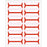 Tabbies Acme Abgor Compatible Wrap-Around File Folder Labels - 3/4" H x 3-1/2" W, - 240 per Pack