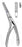 Miltex - Septum Morselizer Forceps Rubin 8 Inch Length OR Grade German Stainless Steel NonSterile NonLocking Plier Handle with Spring Angled Serrated Tip - 20-552