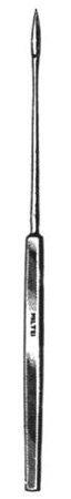 Miltex - Ear Knife Sexton Stainless Steel 7 Inch Length Flat Handle NonSterile Reusable - 19-500
