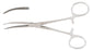 Miltex - Hemostatic Forceps Baby Ochsner 5-1/2 Inch Length OR Grade German Stainless Steel NonSterile Ratchet Lock Finger Ring Handle Curved Extra Delicate Serrated Tips with 1 X 2 Teeth - 7-72
