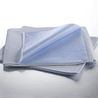 Graham Medical Products Stretcher Sheet Standard 40 X 72 Inch Blue / White Tissue / Poly Disposable - 70322N