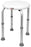 Apex-Carex Healthcare Carex Shower Stool Without Arms Aluminum Frame Without Backrest 15-1/2 to 20-1/2 Inch Height - FGB60011 0000
