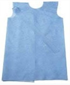 HPK Industries Premium Patient Exam Gown 2X-Large Adult Blue - 4570S