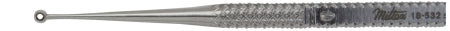 Miltex - Chalazion Curette Heath 4 Inch Length Round Knurled Handle Size 1 Tip Sharp Edge / Blunt Edge Round Fenestrated Tip - 18-532