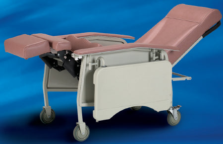 Invacare Deluxe Multi-Position Recliner Blue Ridge Vinyl Upholstered Four Swivel Casters Four Swivel Casters - IH6065A/IH61