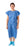 Medline - Patient Exam Gown One Size Fits Most Blue Disposable - NON27146SL