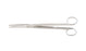 Miltex - Dissecting Scissors Sims 8 Inch Length OR Grade German Stainless Steel NonSterile Finger Ring Handle Curved Blade Sharp Tip / Blunt Tip - 5-228