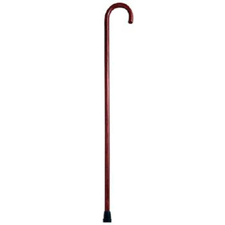 Patterson Medical Supply - Round Handle Cane Wood 42 Inch Height Walnut - 6361