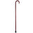 Patterson Medical Supply - Round Handle Cane Wood 42 Inch Height Walnut - 6361