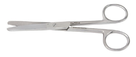 Miltex Vantage Operating Scissors 5-1/2 Inch Length Office Grade Stainless Steel Finger Ring Handle Straight Blade Blunt/Blunt - V95-26