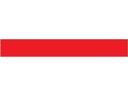 Shamrock Scientific - Blank Instrument Tape Colored Identification Tape Red Tape 1/4 X 500 Inch - SMT-38-4
