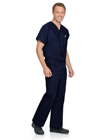 Landau Uniforms - Scrub Pants Medium Navy Blue Unisex - 7602