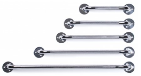Graham-Field - Wall Grab Bar Chrome Finish Knurled Steel - 2018A