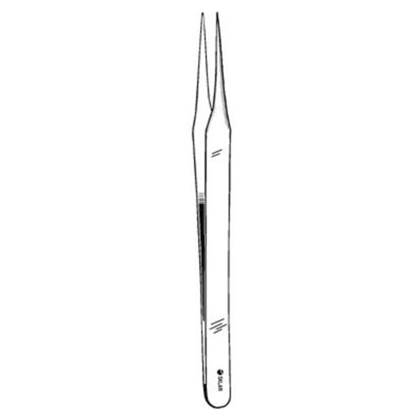 Sklar Instruments Forcep Jewelers 4-1/2" Fine Point Tip Smooth Straight #2 Stainless Steel Ea - 66-7440