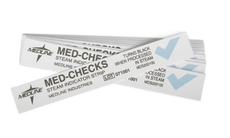 Med-Checks - Sterilization Chemical Indicator Strip Steam 4 Inch - MDS200100