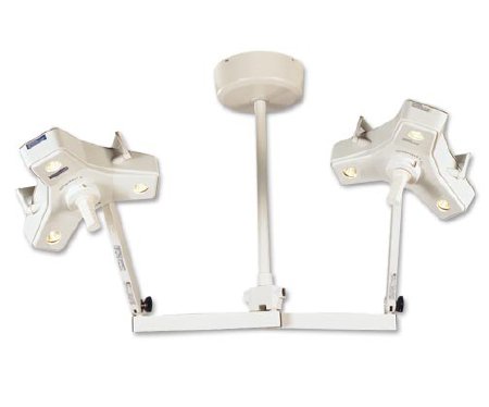 Outpatient II - Procedure Light Dual Ceiling Mount Halogen 50 Watt White - OP216DC