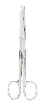 Miltex Miltex Operating Scissors Serratex 5-1/2 Inch Length OR Grade Stainless Steel (German) NonSterile Finger Ring Handle Straight Blade Sharp/Sharp - 25689