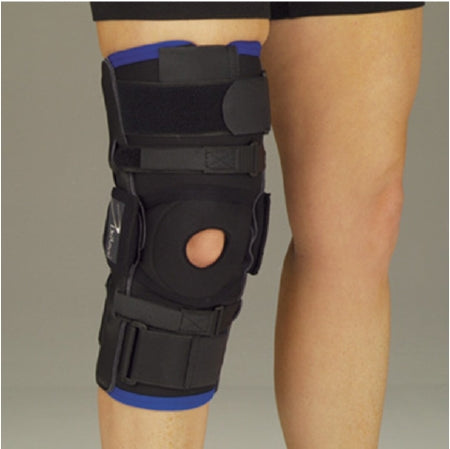 Deroyal Knee Brace Warrior Small Wraparound / Hook And Loop Straps 15-1/2 To 18 Inch Circumference Left Or Right Knee - 14611005
