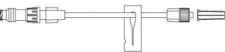 Smiths Medical Medfusion Extension Set 8 Inch Tubing 0.8 mL Priming Volume DEHP-Free - SM5011