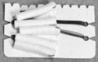Gardlok - Cylindrical Sponge Cotton Non-impregnated 3/8 X 1-1/2 Inch 5 Count Sterile - 200400