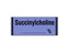 Shamrock Scientific Pre-Printed Label Anesthesia Label SUCCINYLCHOLINE _____% Lavender 1/2 X 500 Inch - SA-13