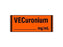 Shamrock Scientific Pre-Printed Label Anesthesia Label VECuronium / _____ mg / mL Fluorescent Red 1/2 X 500 Inch - SA-226