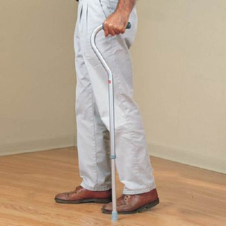 Patterson Medical Supply - Offset Cane Aluminum 29 to 38 Inch Height - 6579