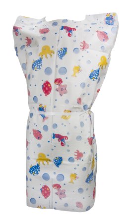 McKesson McKesson Patient Exam Gown Pediatric NonSterile Kid Design (Under the Sea Print) - 18-981636