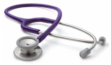 Adscope 603 - Classic Stethoscope Purple 1-Tube 22 Inch Tube Double-Sided Chestpiece - 603V