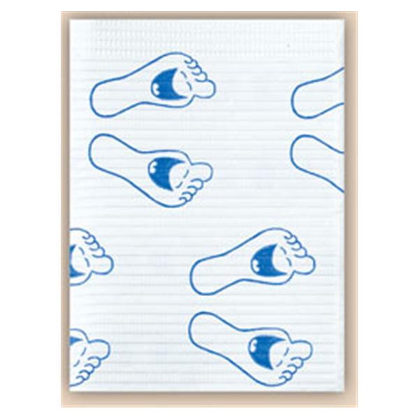 Crosstex International Towel Patient 19 In X 13 In Happy Feet 3 Ply Tissue 500/Ca - WTXFP