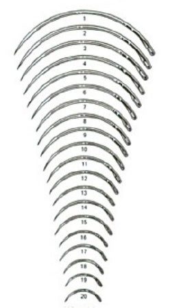 Integra Miltex - Suture Needle 3/8 Circle Taper Point-Round Body Needle Regular Surgeon's Type Size 6 Needle - MS140A-6