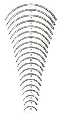 Miltex Integra Miltex Suture Needle 3/8 Circle Taper Point - Round Body Needle Regular Surgeon's Type Size 6 Needle - S140A-6