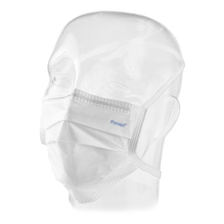Sensitive Skin - Surgical Mask Pleated Tie Closure One Size Fits Most White NonSterile ASTM Level 1 Adult - 15215