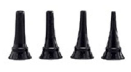 Welch Allyn - Ear Speculum Tip Set Round Tip Stainless Steel 2, 3, 4, 5 mm Reusable - 24400-U