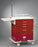Future Health Concepts Future Health Concepts Medication Cart Solid Poly 33.5 X 25 X 39.75 Inch 4 Drawers Red - PMBS-424P-R