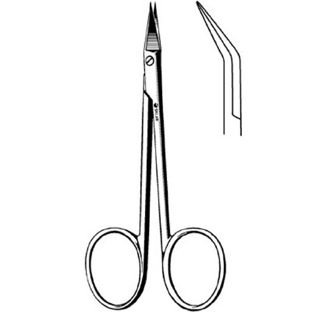 Sklar Sklar Iris Scissors Wilmer 4 Inch Length OR Grade Stainless Steel NonSterile Finger Ring Handle Sharp/Sharp - 64-1735