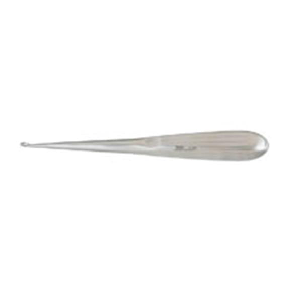 Miltex-Integra Curette Mastoid Spratt-Brun 6-1/2" #2/0 Oval Cup Tip Stainless Steel Rsbl 1/Ea - 19-706