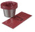 Medegen Medical Products - Kick Bucket Liner 7 gal. Red Bag Polyethylene 16 X 18 Inch - 50-04