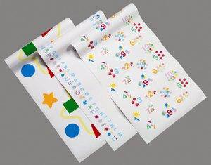 Tidi Products Tidi Table Paper 18 Inch Print (Pastel Vines) Crepe - 982118