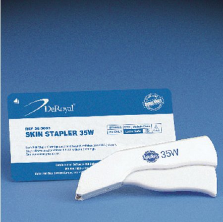 Deluxe - Wound Stapler Squeeze Handle Stainless Steel Staples 4.0 mm Staples - 25-3003