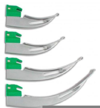 Sun Med GreenLine / D Laryngoscope Blade Macintosh Size 3 Medium Adult - 5-5332-03