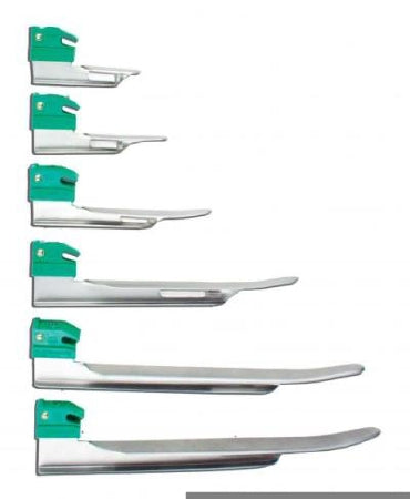 Sun Med GreenLine / D Laryngoscope Blade Miller Size 0 Newborn - 5-5333-00