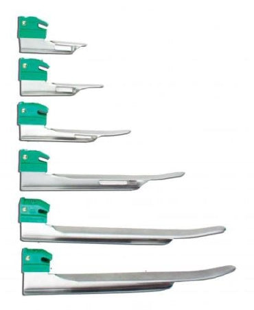 Sun Med GreenLine / D Laryngoscope Blade Miller Size 2 Child - 5-5333-02