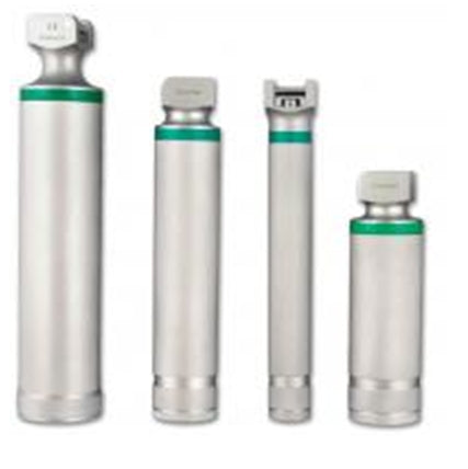 Sun Med - Laryngoscope Handle Greenline FiberOptic 3.5 Volt Stubby Handle - 5-0236-11