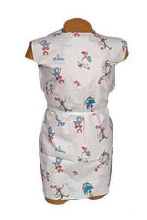 McKesson McKesson Patient Exam Gown Pediatric NonSterile Kid Design (Cat in the Hat Print) - 18-983836