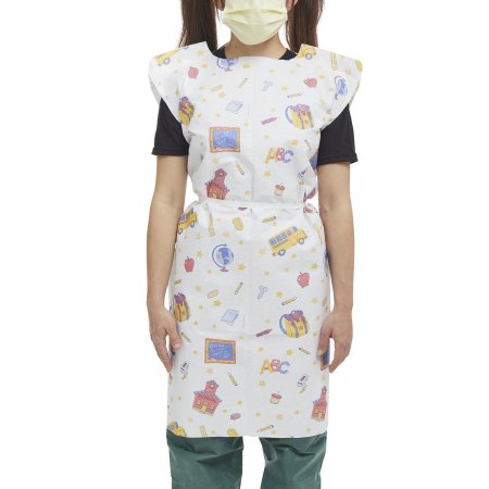McKesson - Patient Exam Gown Medium Kid Design (Schooltime Print) Disposable - 981836