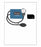 W.A. Baum Baumanometer Aneroid Sphygmomanometer Pocket Style Hand Held 2-Tube Child Size Arm - 1051