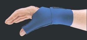 AliMed - Wrist / Thumb Support Neoprene Left or Right Hand Royal Blue Small / Medium - 5269
