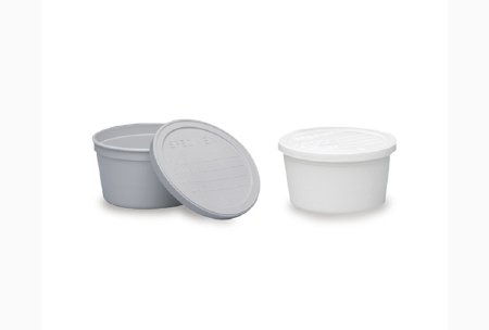 Medegen Medical Products LLC Stool Specimen Container Polyethylene Snap-On Lid 240 mL (8 oz.) NonSterile - 02726A